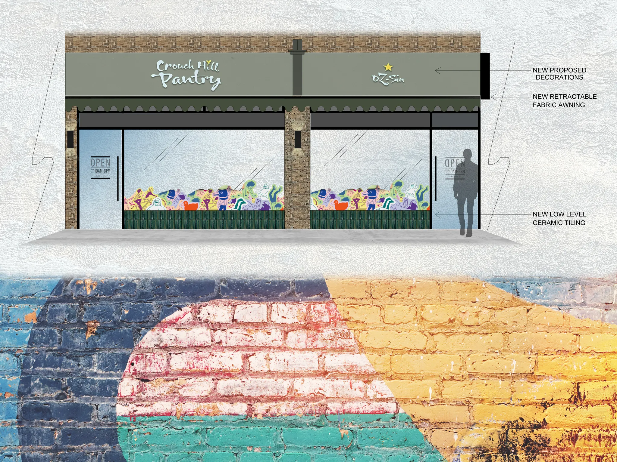 Crouch Hill Pantry Shopfront Elevation