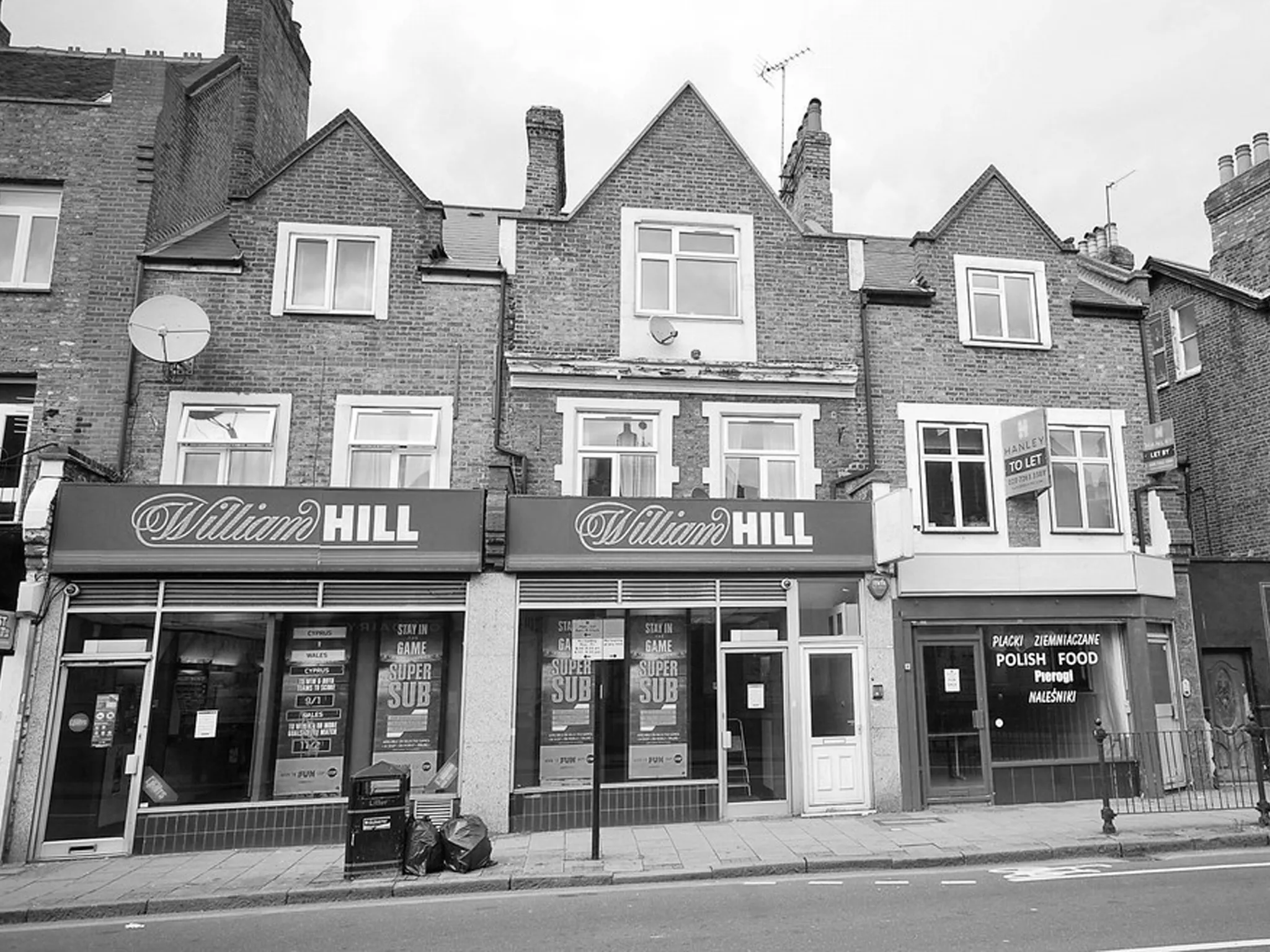 Crouch Hill Pantry - William Hill before black and white